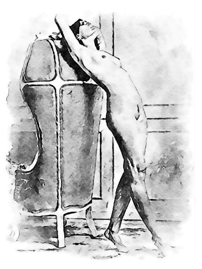摆姿势的女人 作者 SaskiaBJ