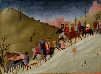 博士的旅程，ca。 1433-35。 作者 萨塞塔