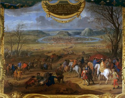 波旁亲王康德（Bourbon-Conde）称为大康德（1621-1686），弗朗什-孔特（Franche Comte）的康德的行动 作者 勒·孔戴