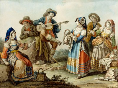 那不勒斯的歌，1882年 作者 Saviero Xavier della Gatta