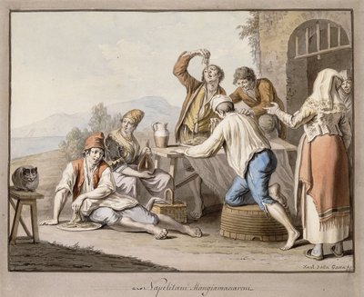 大都会人吃通心粉；那不勒斯（Napolitani）吃通心粉， 作者 Saviero Xavier della Gatta