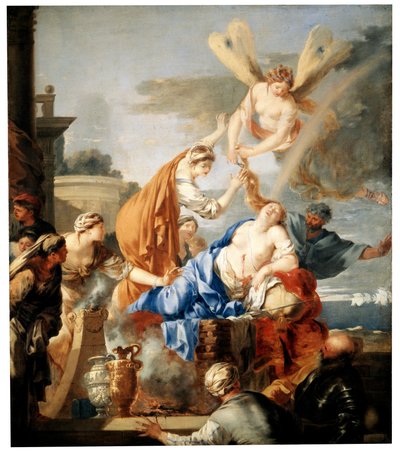 狄多之死，c1637-c1640 作者 塞巴斯蒂安·波登（Sebastien Bourdon）