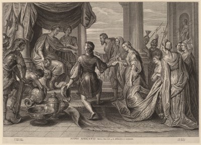 Scipio Africanus 作者 在彼得保罗鲁本斯爵士之后责骂亚当斯博尔斯沃特