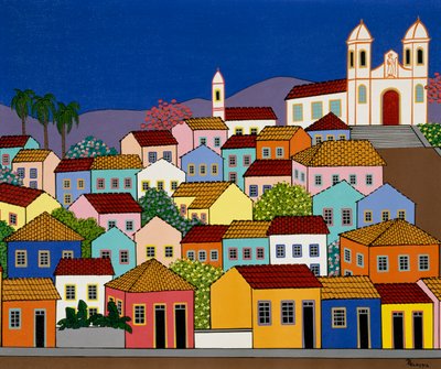 巴西市欧鲁普雷图 (Ouro Preto) 和皮埃代尔山上的保拉圣弗朗西斯教堂 作者 学校巴西