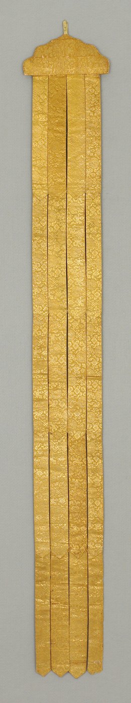 Obi Fragment, chakumapeto kwa 19th-koyambirira kwa zaka za zana la 20 (nsalu ya Silika) chibwano 作者 学校中文