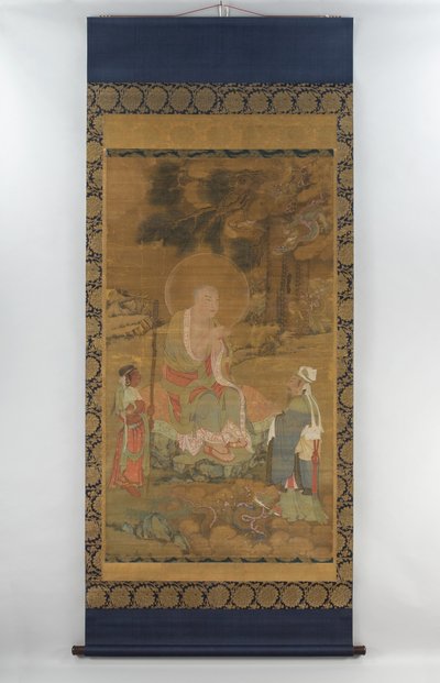 罗汉唤龙，元代或明代 作者 学校中文