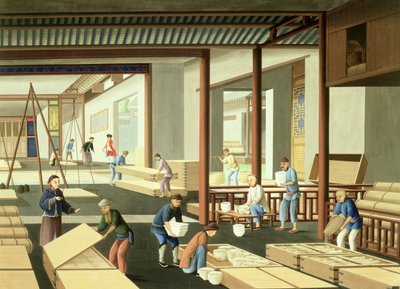 瓷器制造（水粉纸本） 作者 学校中文