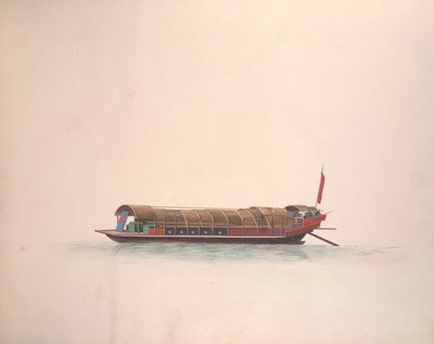 音乐船，约 1800-05 年（纸面水彩画） 作者 学校中文