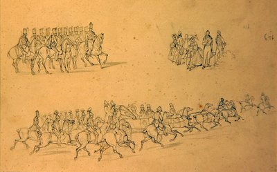 马的素描（纸上铅笔画） 作者 学校英语