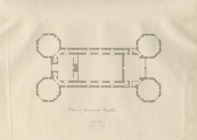 城堡教堂-斯塔福德城堡：钢笔水墨画，nd [19世纪]（绘图 作者 学校英语
