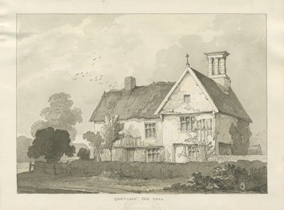 Chatcull Old Hall: pen and wash drawing 作者 学校英语