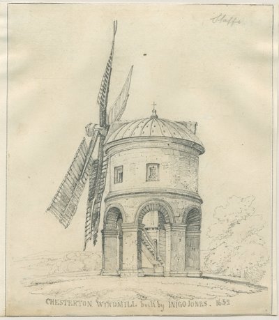 切斯特顿-风磨：铅笔素描，nd [？17th cent]（绘画） 作者 学校英语