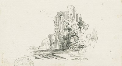 克罗克斯登修道院：钢笔画，nd [？19世纪]（绘图） 作者 学校英语