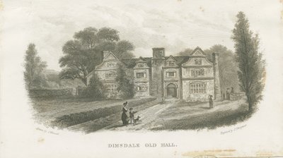 Dimsdale老厅：雕刻（虚线），nd [?19世纪]（打印）。 作者 学校英语