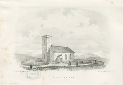 佛斯特教堂：石版画，nd [约1840] (印刷品) 作者 学校英语