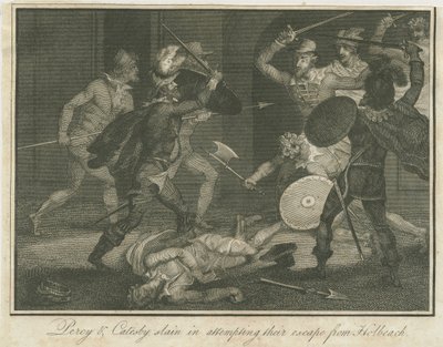 Himley - "Percy and Catesby slain": engraving ,nd [?19 cent] (print) 作者 学校英语
