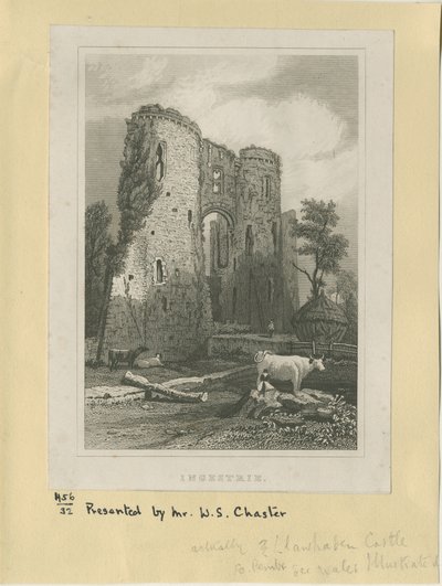 英格斯特--城堡：钢版画，nd [?19世纪] (印刷品) 作者 学校英语