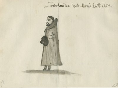 Lichfield - Guildhall [Guildsman]: wash drawing, nd [?18th cent] (drawing) 作者 学校英语