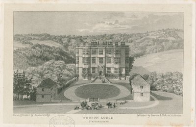 Wootton Lodge：石版画，nd [约1839] (印刷品) 作者 学校英语