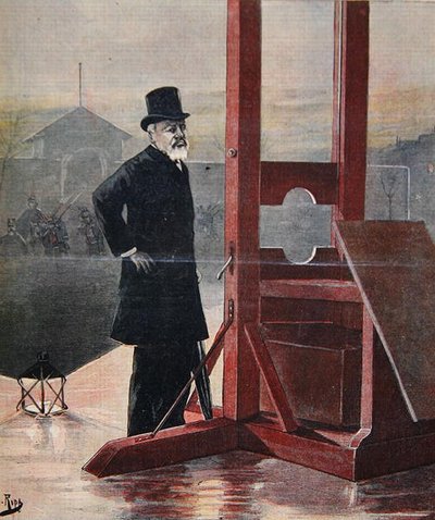 “Le Bourreau”，刽子手德布勒 (1863-1939)，1900 年代初期 作者 法语学校