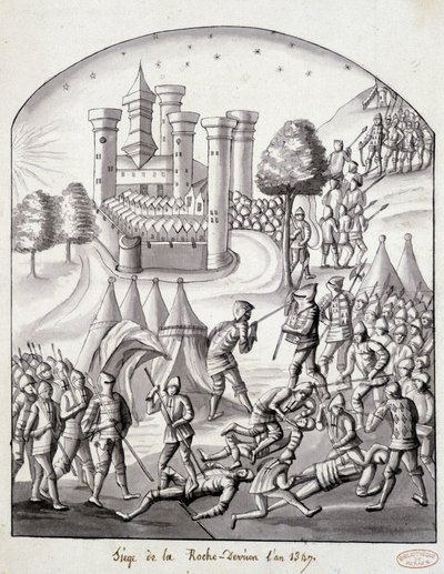 1349 年围攻 Roche-Derrien 作者 法语学校