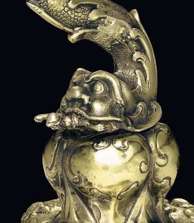 Nagyszeben悬挂式鹦鹉螺杯，十七世纪中叶（外壳和镀银镀金）（细节3434804） 作者 匈牙利文学校