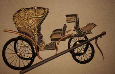 马车绘画，印度 作者 印度学校