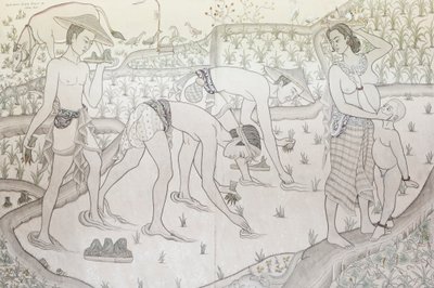 壁画 作者 印尼语学校