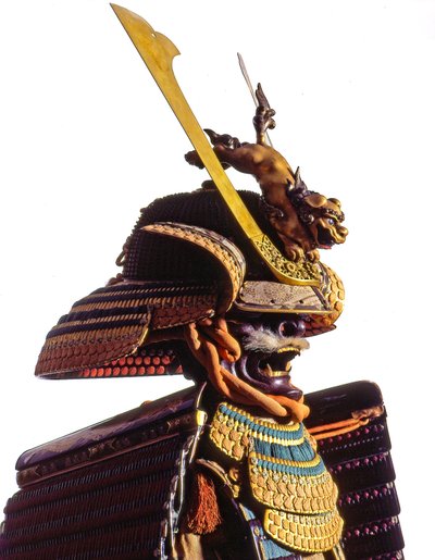 江户时代武士的礼仪性盔甲（混合媒体 作者 日本学校