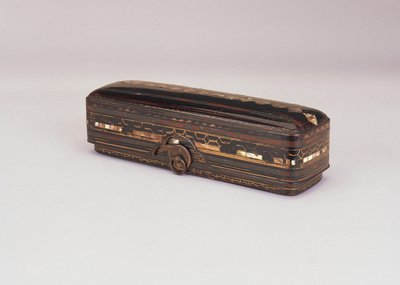 小Namban盒和盖，16世纪末-17世纪初（漆） 作者 日本学校