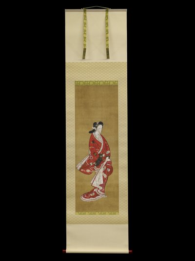 站立美女 作者 日本学校