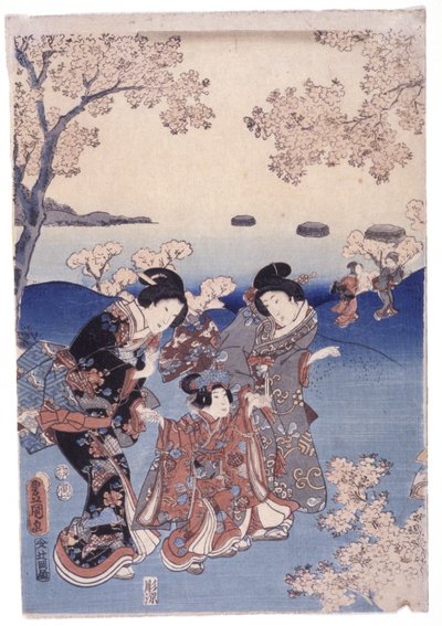 无题（彩色木刻） 作者 学校日语