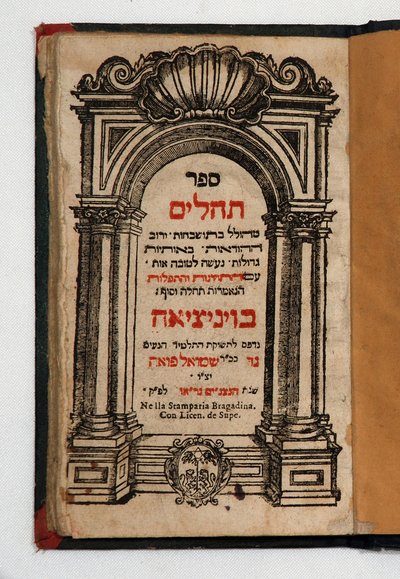Tehilim 之书（带有雕刻的书） 作者 学校犹太人