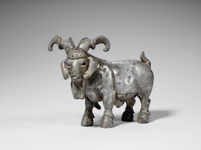 山羊，公元前3000年（银） 作者 学校波斯语