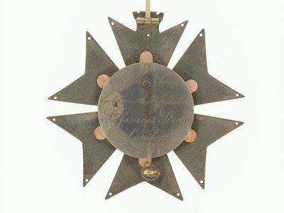 Badge, Order of the Tower and Sword, Portugal, General Sir Galbraith Lowry Cole (metal) 作者 葡萄牙语学校
