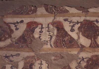 墓葬装饰，斯摩棱斯克学校，约1200年（壁画和壁画） 作者 学校俄语