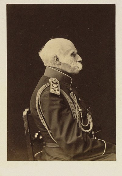 Friedrich Benjamin von Lutke 伯爵，德国航海家、地理学家和波罗的海探险家，俄罗斯帝国的臣民 - Fyodor Petrovich Litke 伯爵（1797-1882 年）肖像，佚名。平版印刷 作者 School Russian