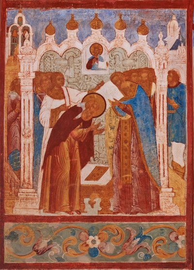 Monastic consecration of Saint Abraham of Rostov 作者 学校俄语