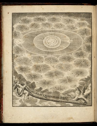 Theoria motuum planetarium et cometarum》的封面插图 作者 瑞士学校