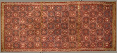 ``Holbein&39;&39;图案地毯，约1550-1625年（羊毛） 作者 学校土耳其语