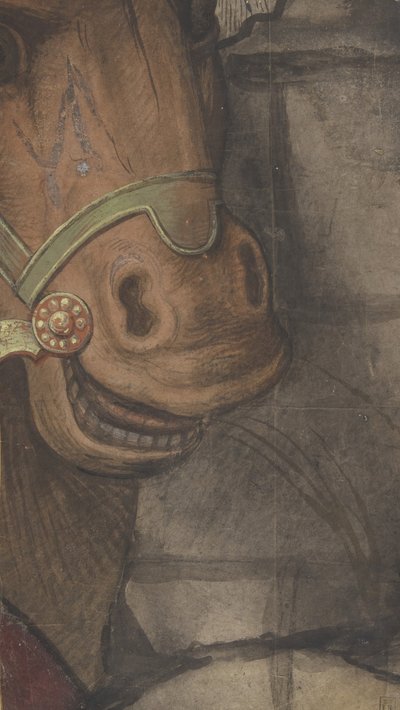 马头，1500-1550。 作者 拉斐尔学院。