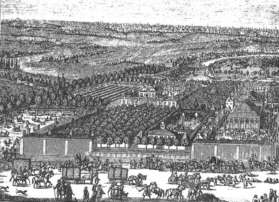 1705年在莫斯科的德国季军Nemetskaya sloboda 作者 肖内贝克