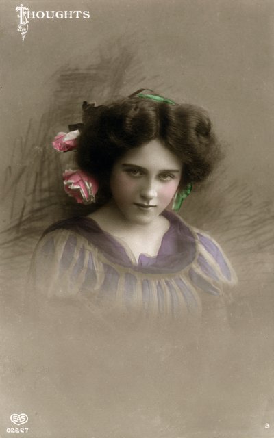 思想》，约1890-1910年。 作者 施韦德菲格公司