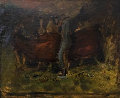 前夕，世界末日场景 1930 作者 西皮奥内·基诺·博尼奇