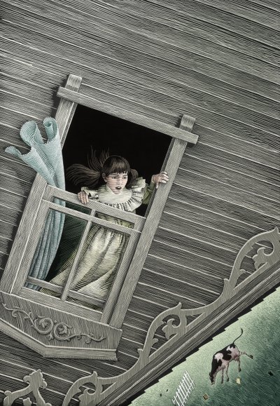 绿野仙踪》，2005 年（刮画板，数码上色） 作者 