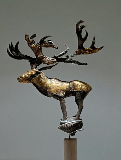Art Scythian（斯基泰文明）：描绘鹿的装饰品。 来自阿尔泰，公元前 5 至 3 世纪。 圣彼得堡，艾尔米塔什博物馆 作者 斯基泰人