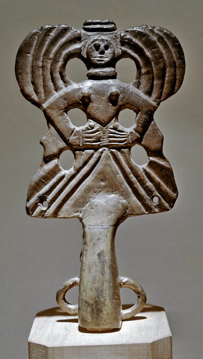 Art Scythian（斯基泰文明或 Scythia）：来自乌克兰的青铜坦克装饰品，公元前 5 至 3 世纪。 圣彼得堡，艾尔米塔什博物馆 作者 斯基泰人