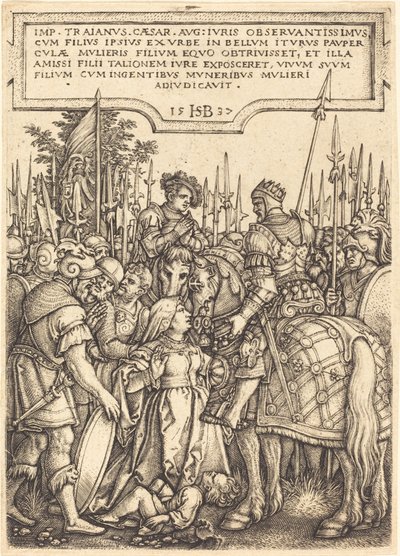 特拉扬的审判》（The Judgment of Trajan 作者 塞巴尔德·比哈姆