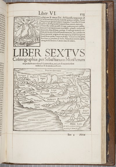 Cosmographia，Col 1113,1544 作者 塞巴斯蒂安·芒斯特（Sebastian Munster）