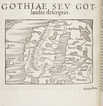 Cosmographia，Fol 830,1544 作者 塞巴斯蒂安·芒斯特（Sebastian Munster）